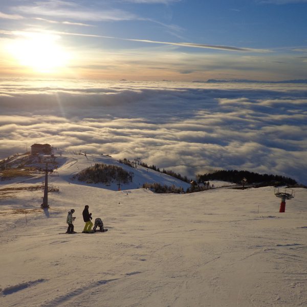 Skigebied in Slovenië