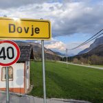 Het dorpje Dovje in Slovenië