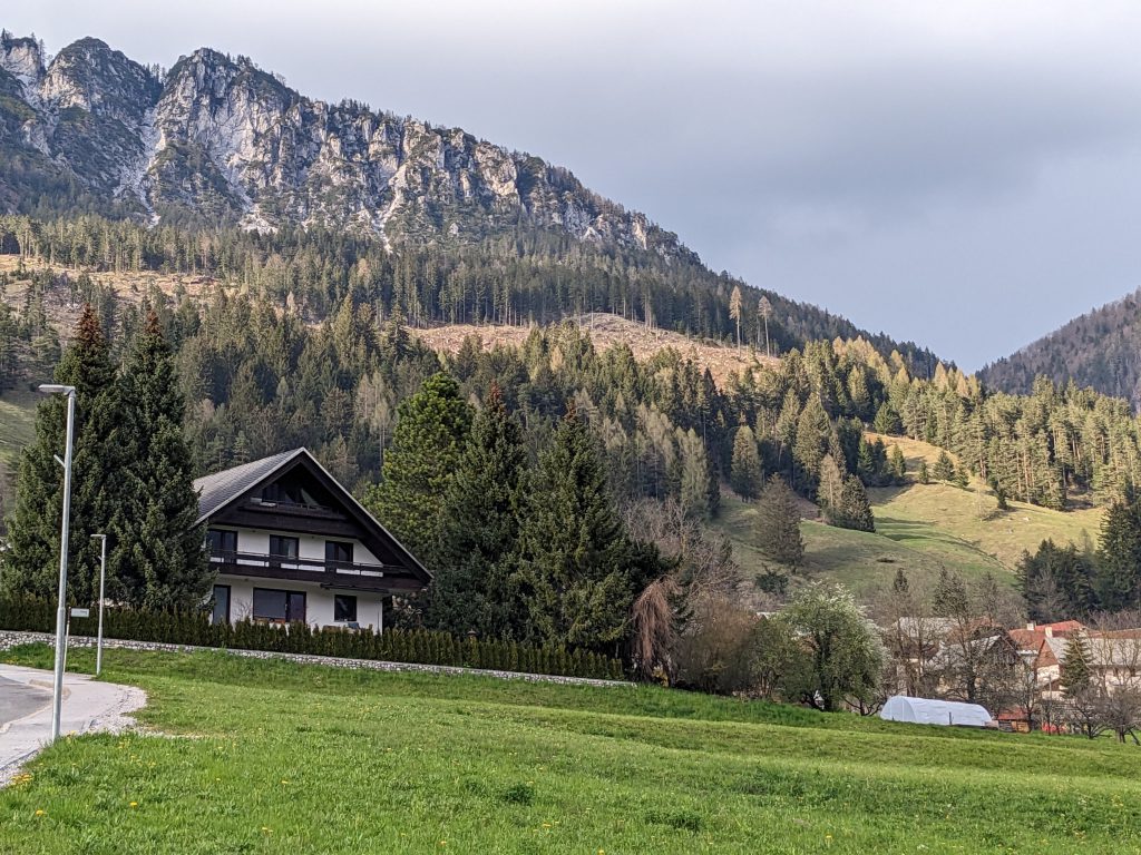 Apartment Rož'ca in Dovje against the mountains