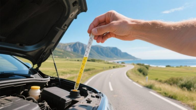Vloeistoffen controleren: olie, koelvloeistof en remvloeistof