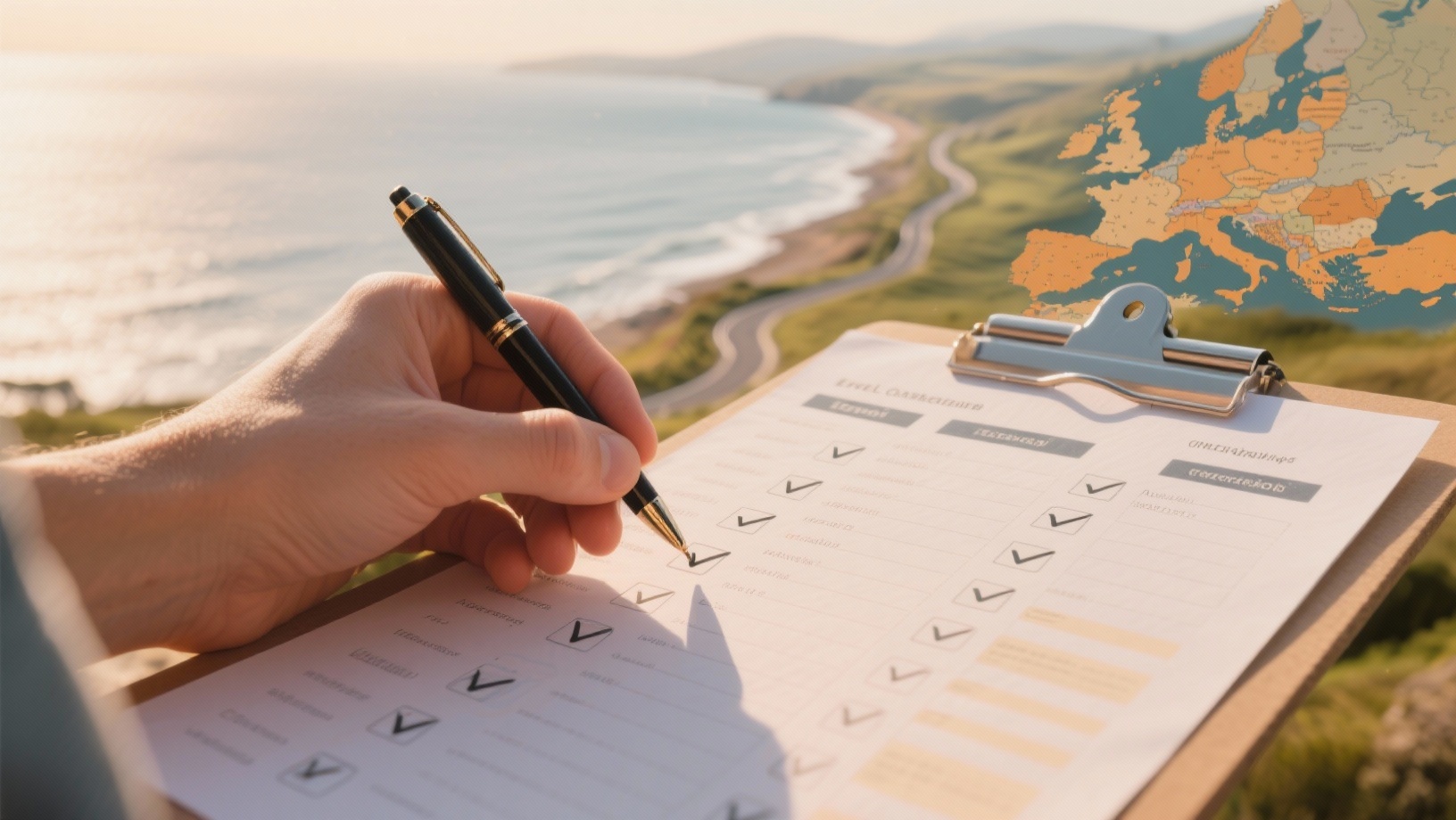 Verplichte veiligheidsartikelen en boorddocumenten per Europees land