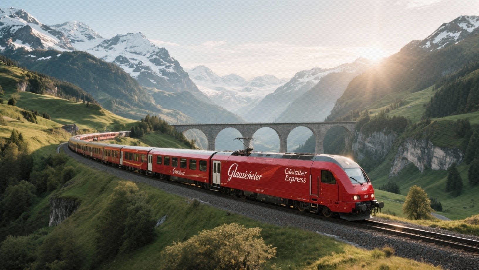 Glacier Express: de traagste expres-trein ter wereld