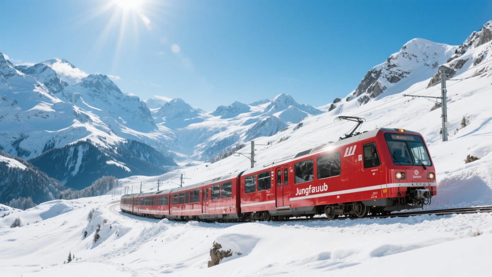 Jungfraujoch Railway: naar het hoogste treinstation van Europa