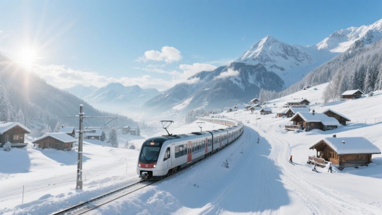 Beste Alpen skigebieden bereikbaar per trein