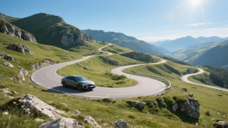 Bocht-technieken in de bergen