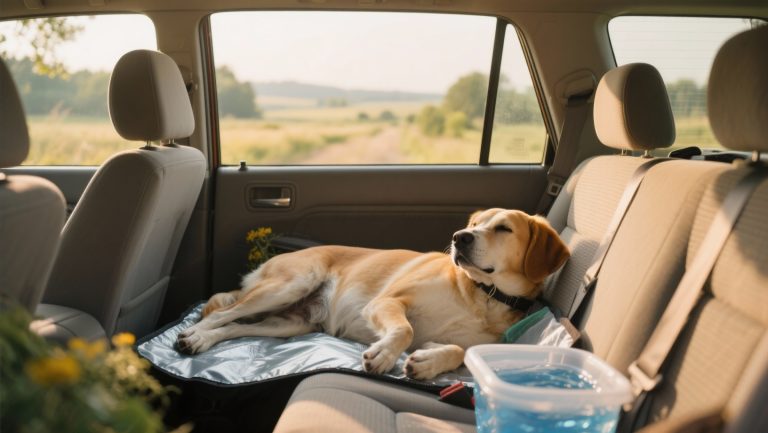 Hittepreventie tijdens autovakantie met hond