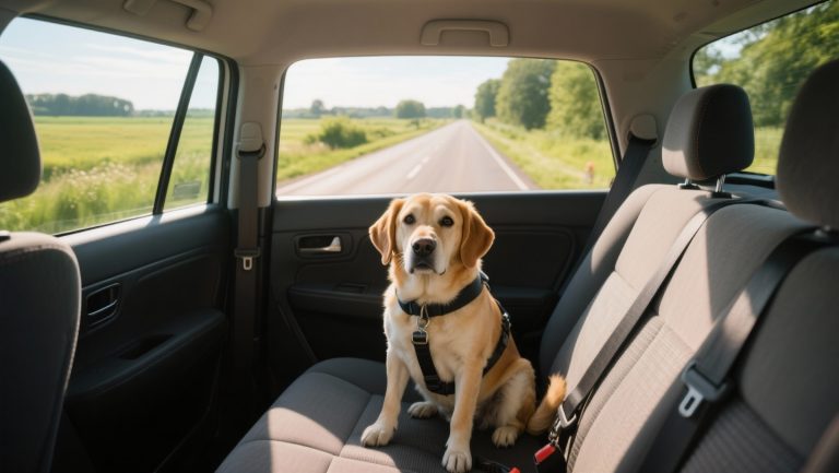 Veilig vervoer hond in de auto