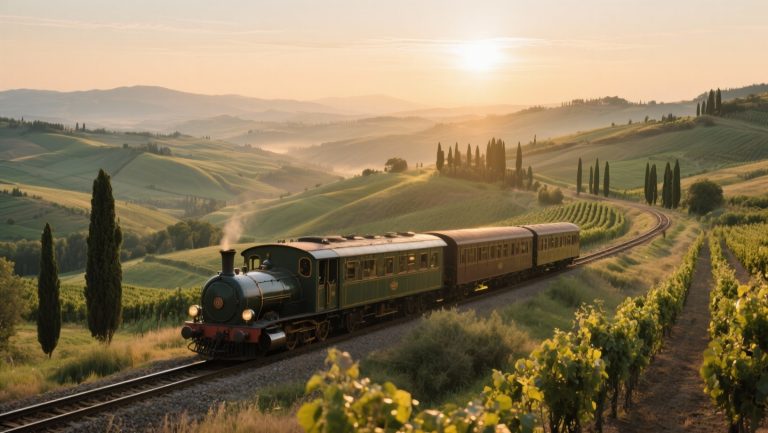 Treinreis naar Toscane
