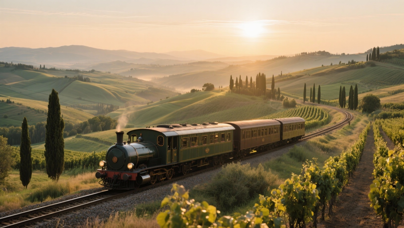 Treinreis naar Toscane