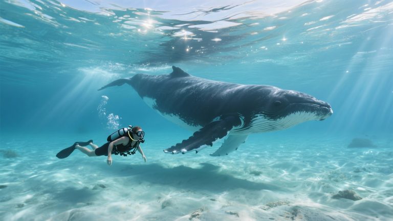 Duiken met walvishaaien