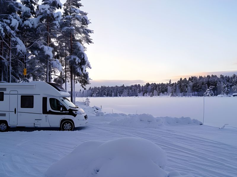 campervakantie in de winter
