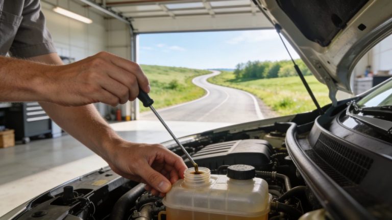 Vloeistoffen checken voorkomt pech onderweg