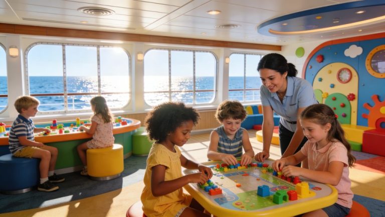 Kinderkosten en kidsclubs bij jouw cruise