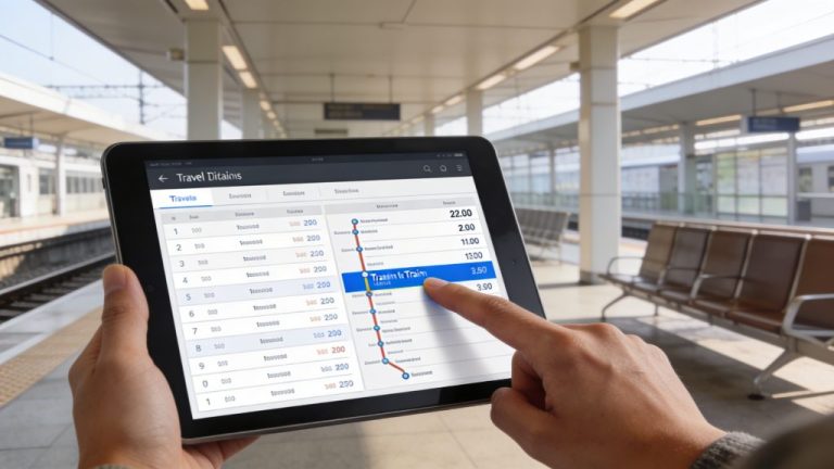 Omgaan met seizoensdrukte en vertragingen bij treinreizen