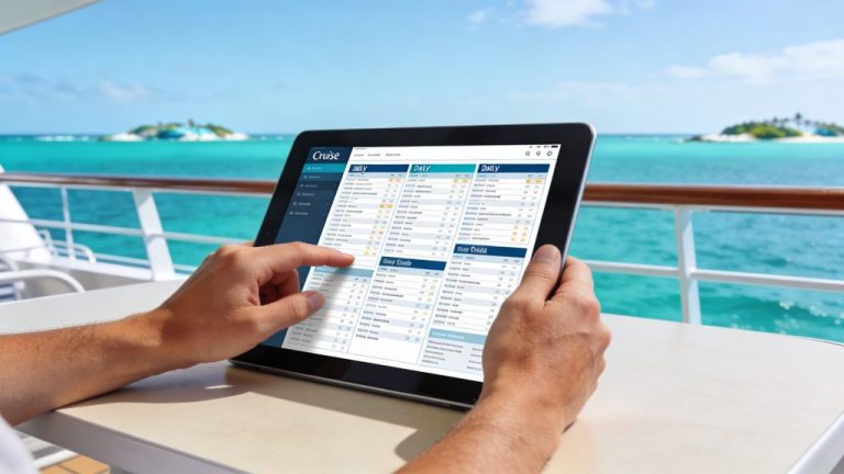 Dagelijks schema cruise begrijpen