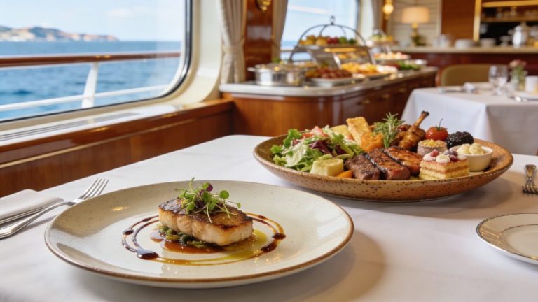 Gratis eten versus specialiteitenrestaurants op cruises