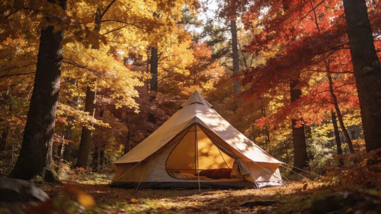 Herfstkamperen in Nederland met volle beleving