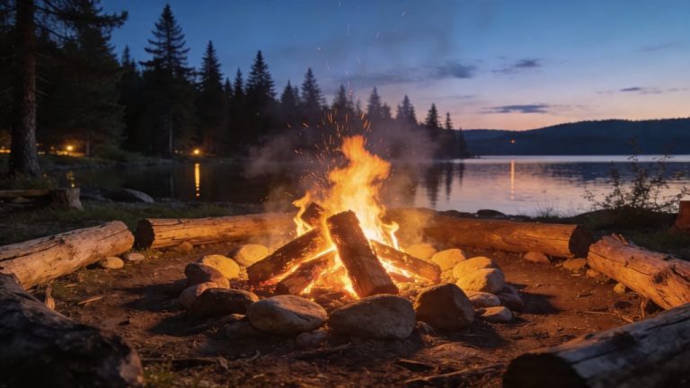 Veilig kampvuur maken tijdens je vakantie