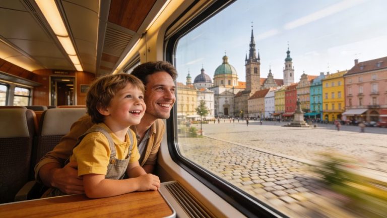 Kindvriendelijke stedentrips per trein binnen Europa