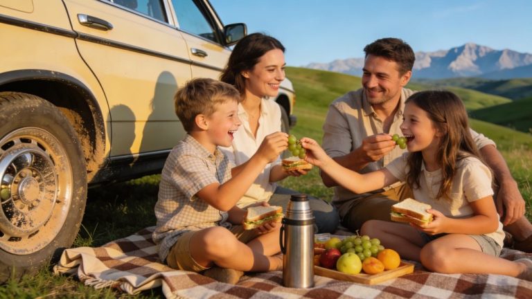 Autovakantie met gezin zonder geldverspilling