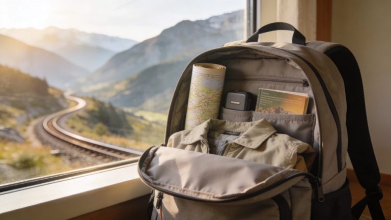 Paklijst voor treinwandelvakanties: licht en slim reizen