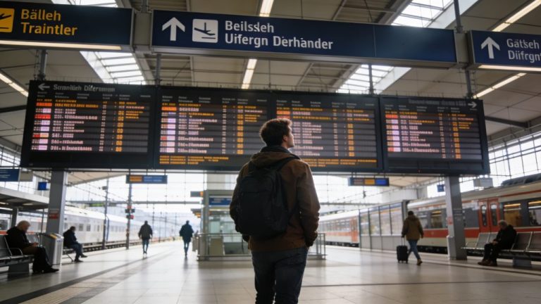 Communiceren op Duitse treinstations loopt vlot