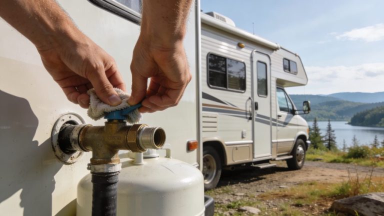 Watertanks en leidingen schoonmaken in je camper