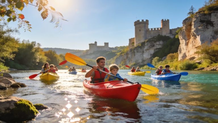 Kajakken op de Dordogne voor beginners en gezinnen