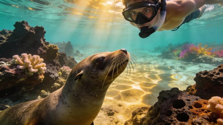Snorkelen met dieren op de Galapagos eilanden