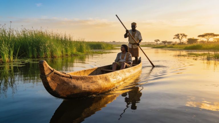 Mokoro-safari in de Okavango Delta Botswana