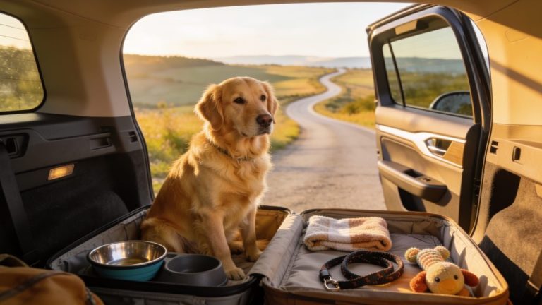 Verpaklijst essentials voor hond op roadtrip